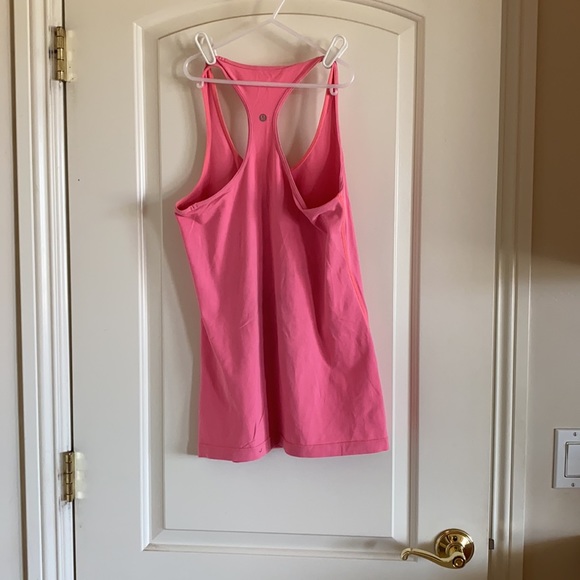GUC pink Lululemon tank size 10 - Picture 2 of 6